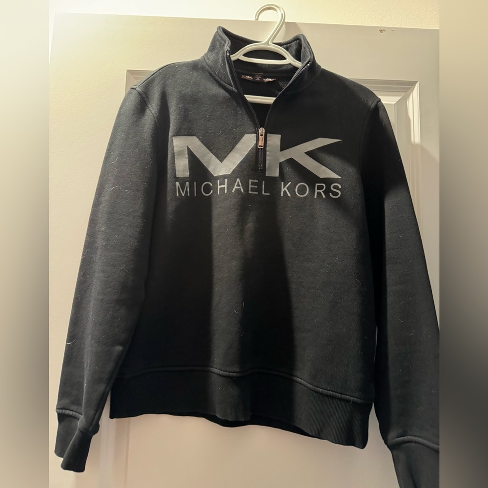 MK Size Small quarter zip hoodless jacket